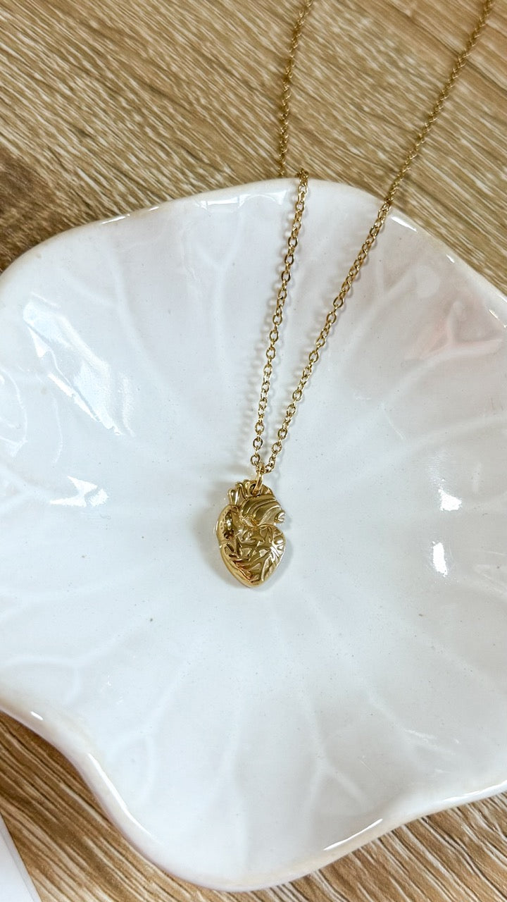Anatomy Heart Necklace